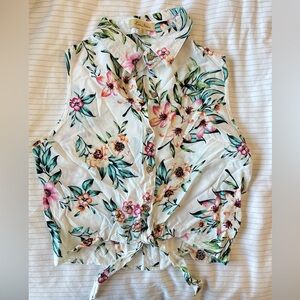 Floral crop top